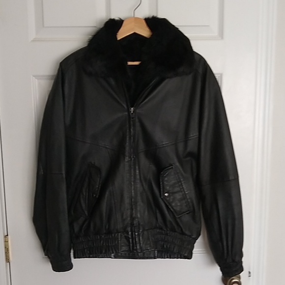 Other - Fur Lined Leather Jacket